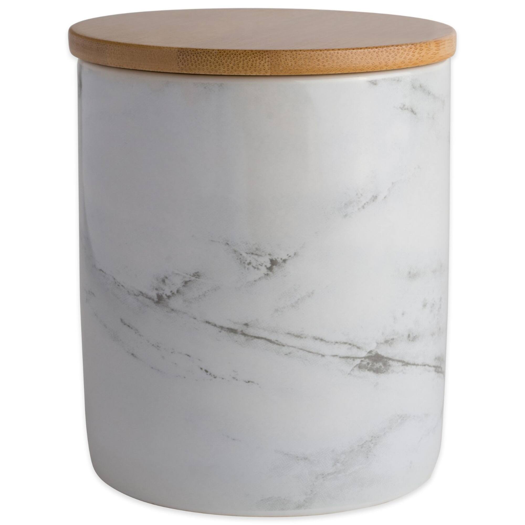 DII® White Marble Ceramic Canister Set